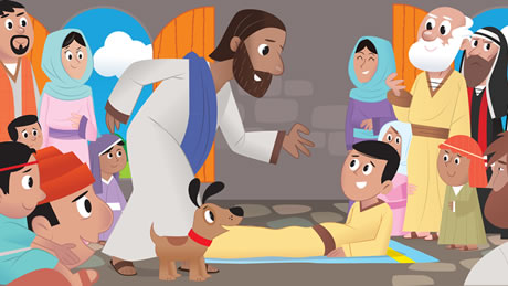 Enkelit ilmestyvät paimenille kertoakseen heille Jeesuksen syntymästä