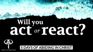 Will You Act Or React? Proverbs 16:24 English Standard Version 2016