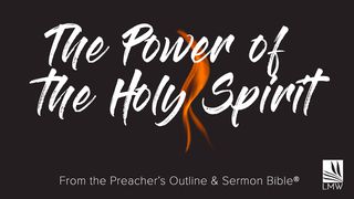 The Power Of The Holy Spirit John 6:63 Amplified Bible