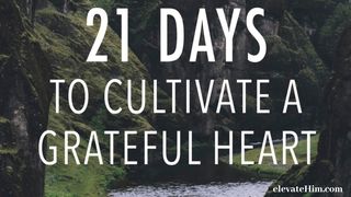 21 Days To Cultivate A Grateful Heart Psalms 100:1-2 New International Version