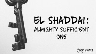 El Shaddai: Almighty Sufficient One Genesis 17:1-2 New International Version