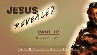 Jesus Revealed Pt. 12 - This Is Why I Came... John 12:13 New King James Version