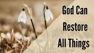 God Can Restore All Things (Even Your Marriage) Romans 6:11-14 New King James Version