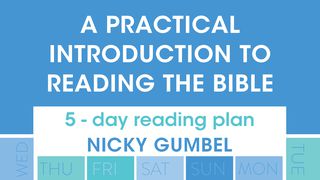 5 Days – An Introduction To Reading The Bible Mark 4:19 English Standard Version 2016
