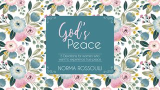 God’s Peace Proverbs 29:25 New International Version