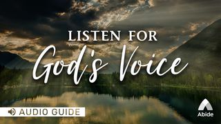 Listen For God's Voice John 10:4-5 Amplified Bible