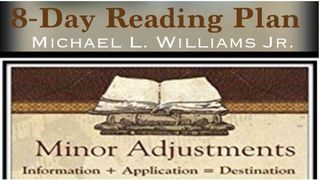 Minor Adjustments: "Anywhere But Backward" 1 Peter 4:1-6 New Living Translation