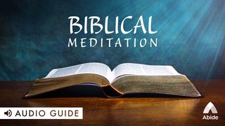 Biblical Meditation Psalms 119:15 Amplified Bible