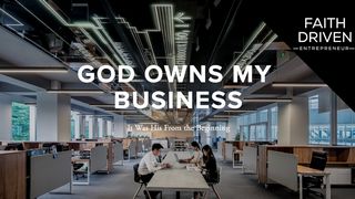 God Owns My Business Deuteronomium 10:12-13 Het Boek