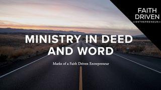Ministry in Deed and Word Titus 2:7-10 New Living Translation