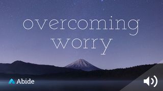 Overcoming Worry Luke 12:12 New International Version