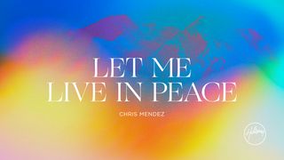 Let Me Live in Peace Matthew 8:27 New International Version