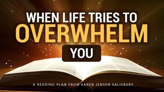 When Life Tries to Overwhelm You Mark 8:35 King James Version