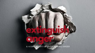 Extinguish Anger  Matthew 21:13 New International Version