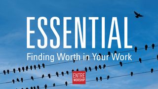 Essential: Finding Worth in Your Work 1 Timothy 6:11 New Living Translation