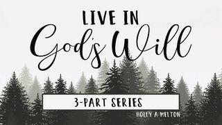 Live in God's Will 1 Peter 4:1 New International Version