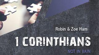 1 Corinthians: Not in Vain 1 Corinthians 3:3-9 New International Version