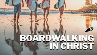 Board Walking in Christ 1 Peter 2:8 New Century Version