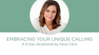 Embracing Your Unique Calling Genesis 6:14 New International Version