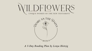 Wildflowers: Week One / Dorcas the Daisy Acts 9:42 King James Version