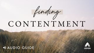 Finding Contentment 1 Timothy 6:6-8 New International Version