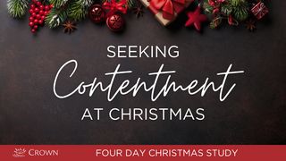 Seeking Contentment at Christmas Matthew 1:19 Amplified Bible