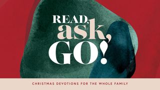 Read, Ask, Go! Interactive Advent Devotional for the Whole Family Jesaja 7:14 NBG-vertaling 1951
