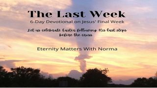 The Last Week Mark 14:12-16 New Living Translation