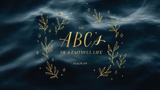 The ABC's of a Faithful Life Psalms 119:114 New Living Translation