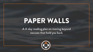 Paper Walls Luke 9:62 New International Version