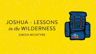 Joshua – Lessons in the Wilderness Exodus 33:11 New International Version