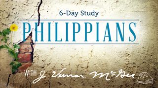 Thru the Bible—Philippians Philippians 1:19 New International Version