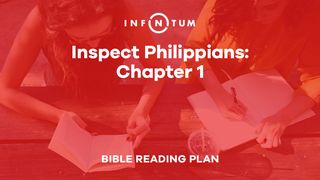 Infinitum: Inspect Philippians 1 Philippians 1:10 New International Version