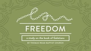 Freedom: A Study in Galatians Galatians 6:1-7 New International Version