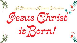 Christmas Advent Bible Reading Plan: Jesus Is Born Daniel 2:27-28 The Message