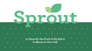 Sprout: 21 Days for the Fruit of the Spirit to Bloom in Your Life Psalms 119:89-96 The Message