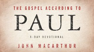 The Gospel According To Paul Titus 2:13-14 New International Version