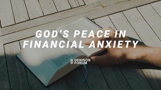 God’s Peace in Financial Anxiety Luke 12:22-24 English Standard Version 2016