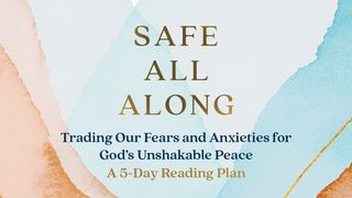 Safe All Along John 16:7-8 New International Version