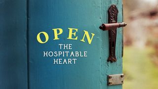 Open, the Hospitable Heart Mark 2:15-17 The Message