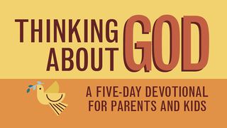 Thinking About God: A Five-Day Devotional for Parents and Kids JENESIS 1:16 Bible Nso