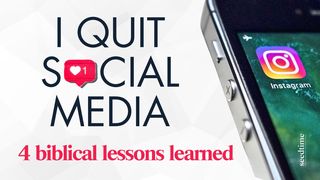 I Quit Social Media for 1 Year (4 Biblical Lessons I Learned) Philippians 4:11-13 English Standard Version 2016