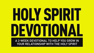Holy Spirit Devotional 1 Thessalonians 1:6 New Living Translation