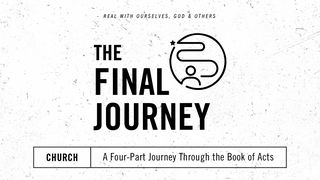 The Final Journey Acts 24:1-27 The Message