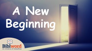 A New Beginning Mark 1:8 New International Version