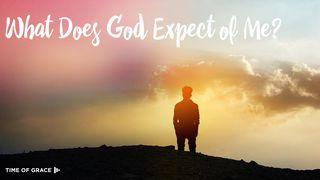 What Does God Expect Of Me? 2 Corinthians 5:11-21 The Message