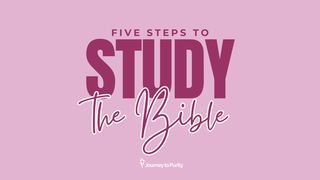 Five Steps to Study the Bible Proverbs 2:1-9 New Century Version