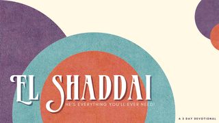 El Shaddai John 19:30 New Century Version