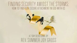 Finding Security Amidst the Storms: How to Find Your Secure Attachment in God-With-Us Psalms 18:20-30 New International Version