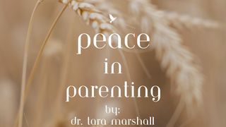 Peace in Parenting Proverbs 22:6 The Message